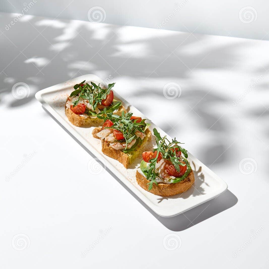 Bruschettas de Camarones