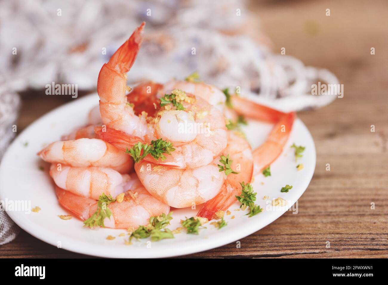 Camarones al Ajillo