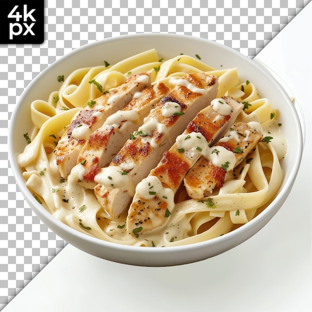 Linguine Cremoso al Pesto y Vodka con Pollo