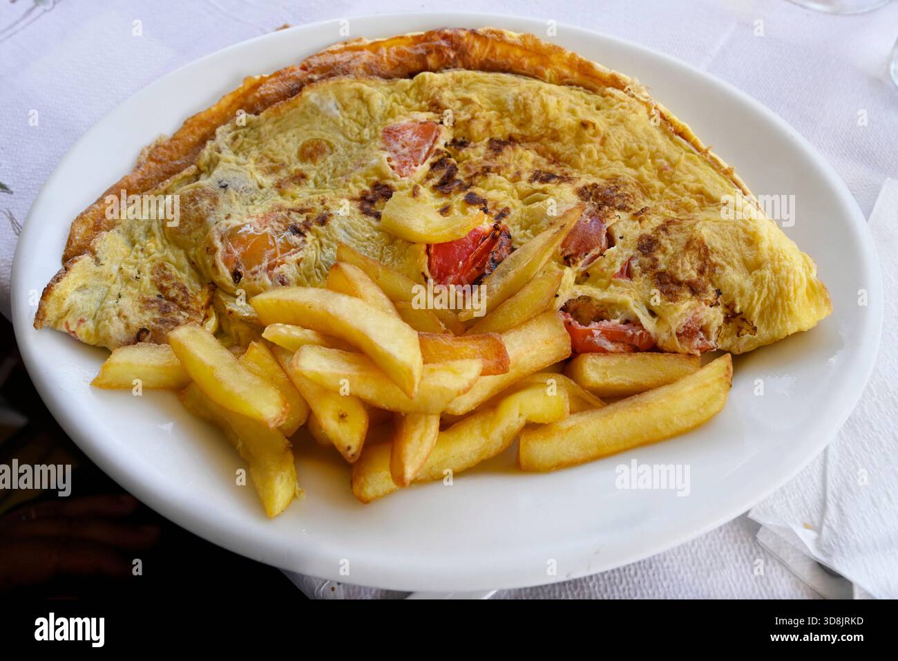 Omelette Tomates Confitados